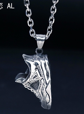 街头嘻哈鞋子项链男士时尚潮男