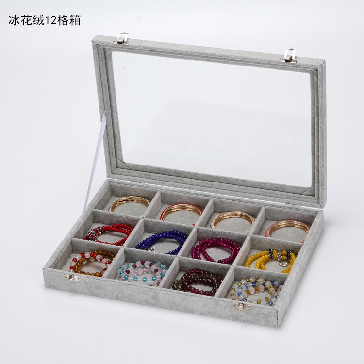 冰花絨首飾盒 戒指吊墜項鏈手镯耳環飾品展示盤收納盒帶蓋珠寶箱在類目 飾品/流行首飾/時尚飾品新, 首飾收納, 首飾盒中 - 來自Buy2taobao.com提供專業的淘寶代購服務