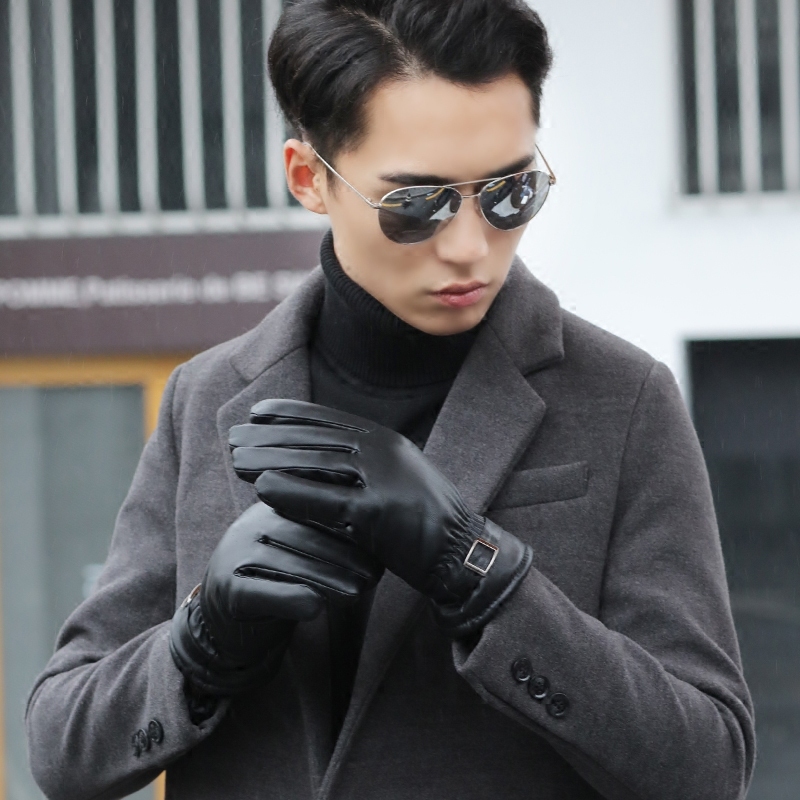 Gants pour homme VILENDONE     en velours - Ref 2782446 Image 2