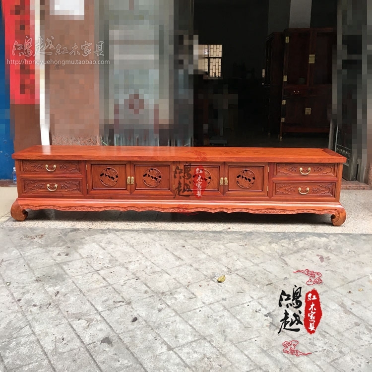 Yayue mahogany Myanmar Rosewood one new pattern TV cabinet Wood lockers Living room cabinet floorin the Residential furniture , Cabinet , TV cabinet  category - from Buy2taobao.com to provide professional Taobao agent buy service
