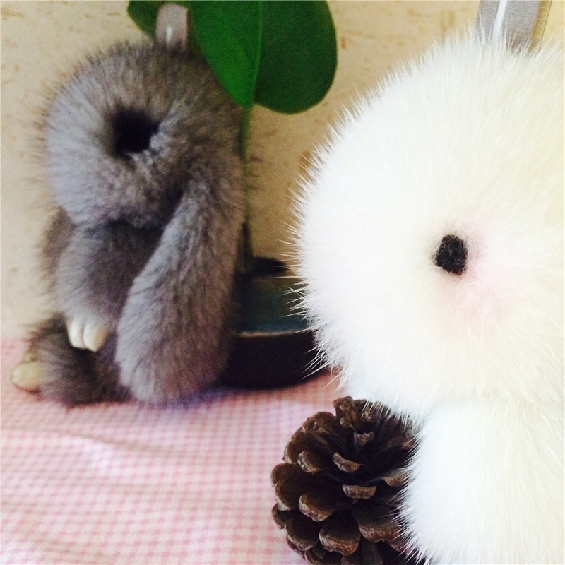 明轩国际正版装死兔jonstew包包挂件汽车吊坠哥本哈根兔四色套装