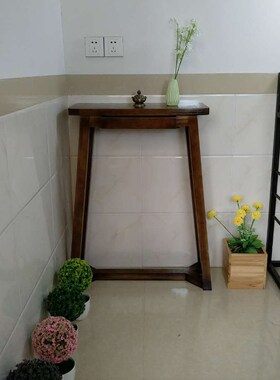 中式禅意实木装饰桌简约玄关台