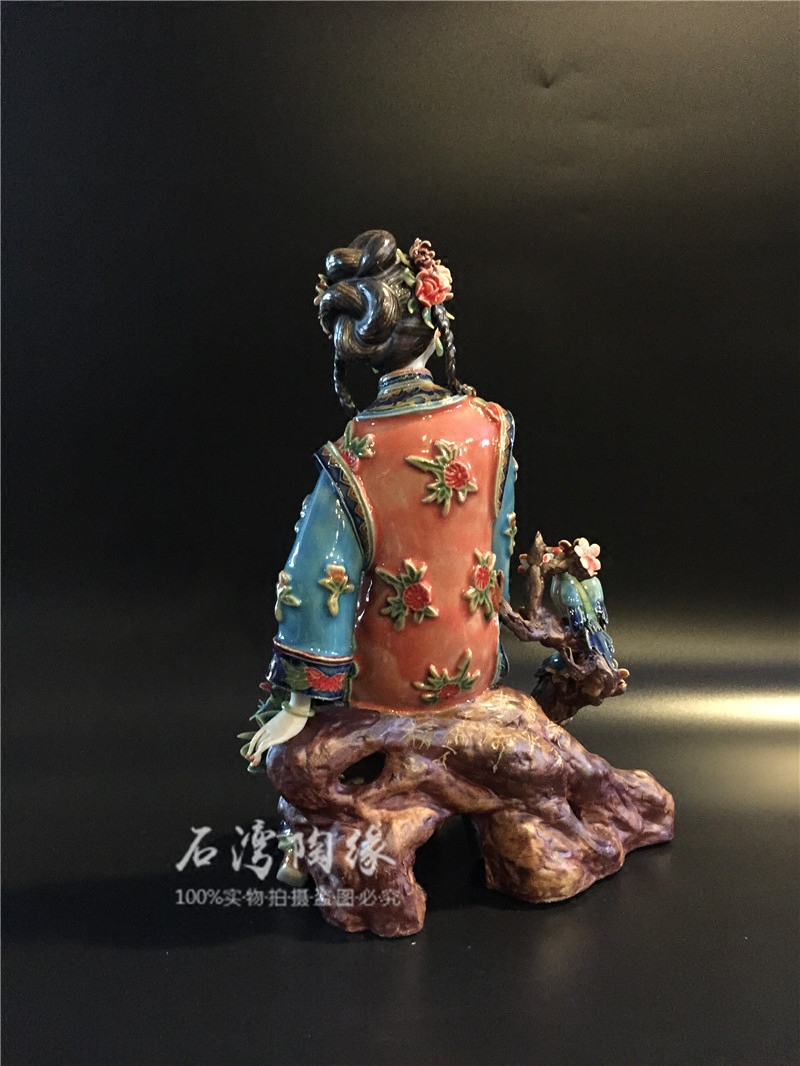 SHIWAN 세라믹 인형 홈 액세서리 고대 레이디 TV 캐비닛 장식 캐비닛 세라믹 액세서리 ZIQI CHUNHUA