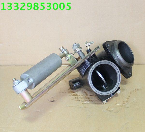 排气制动阀东风天锦蝶阀4H发动机增压器排气连接管1203015-KE300