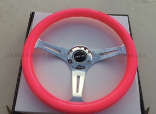 JDM 桃色 USDM 350mm 美国NRG方向盘
