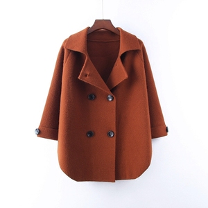 2020新款春装斗篷毛衣外套女宽松大码蝙蝠针织开衫上衣春秋外搭潮