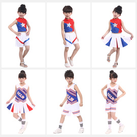 六一儿童啦啦队表演服装幼儿园拉拉队男童小学生女童啦啦操演出服