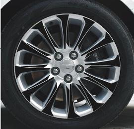 2018款凯迪拉克XTS轮毂贴 XTS 改装轮毂碳纤维贴纸装饰车贴轮胎