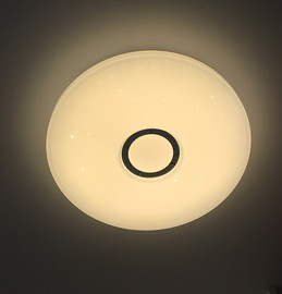 LED聚宝盆吸顶灯圆形LSED50W60W三色变光房间客厅吸顶灯星星点点