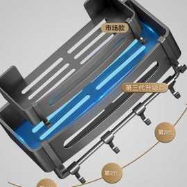 浴室置物架化妆室免打孔壁挂三A角收纳层架厕所洗手间洗漱台收纳