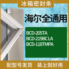 适用海尔冰箱BCD-205TA 219BC LA 118TMPA门密封条胶条磁性密封圈