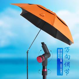 折叠钓鱼伞2.2米万向，防雨防晒防紫外线遮阳伞，超轻钓伞地插