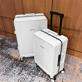 时尚旅行箱拉杆箱女学生大容量行李箱万向轮铝框高颜值20寸22潮流