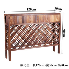 餐厅隔断花架户外防腐木栅栏围栏护栏室内餐饮办公隔断屏风花盆架