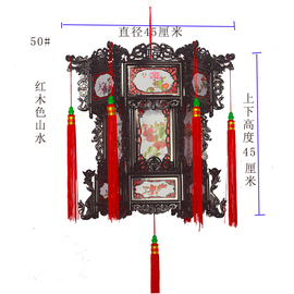 三层塑料仿古六角宫灯吊灯庆典结婚红灯笼带灯头电线走廊屋檐吊灯