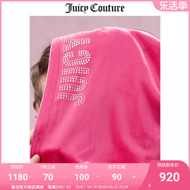 juicycouture橘滋外套，女2024春夏美式休闲宽松天鹅绒上衣