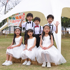 六一儿童演出服女童公主，蓬蓬裙幼儿园合唱毕业照礼服舞蹈表演服装