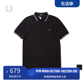 fredperry男士polo衫，夏季商务短袖重磅麦穗刺绣，多彩t恤m3600os0