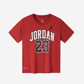 jordan乔丹aj童装23夏季透气速干经典运动篮球短袖t恤jd2132094ps