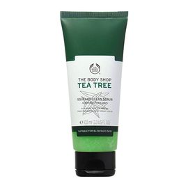 thebodyshop美体小铺茶树祛痘洁面磨砂膏100ml清洁去黑头