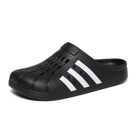 Adidas阿迪达斯洞洞鞋运动沙滩鞋男女鞋轻便贝壳头休闲拖鞋GZ5886