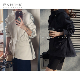 pkh.hk特2024春新重磅!帅到骨子里都市精英背帽工装风衣