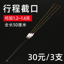 纳米浮漂鲫鱼漂高灵敏鱼漂轻口冬钓行程长尾枣核型浮标醒目