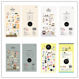 韩国sonia贴纸 生活家居主题 家具摆件小物手帐素材diy装饰贴画