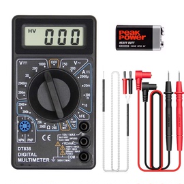 简易家用多用万能表数字，万用表dt830b、dt832、dt838蜂鸣器温度