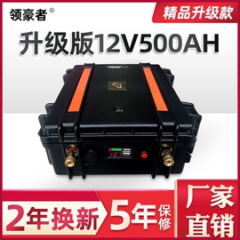 锂电池12V大容量24V36伏48V60V足容量大功率逆变推进器户外蓄电瓶