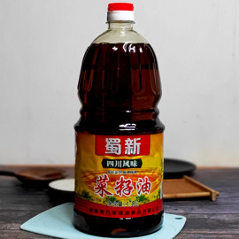 现榨新油四川菜籽油纯菜籽油，非转基因1.8升农家自榨品质