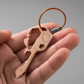 多功能钥匙扣挂件创意户外随身小工具汽，车链锁匙圈环男开瓶器挂饰