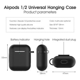 Soft Silicone Case For Apple Airpods 2/1 case Cover Air Pod