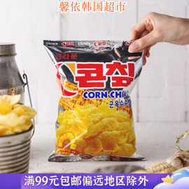 韩国进口膨化零食可瑞安膨化玉米片休闲膨化零食，原味70g香甜味