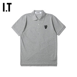 IT CDG PLAY COMME des GARCONS川久保玲男装POLO衫合身爱心logo