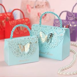 创意镂空蝴蝶手提喜糖，盒子婚庆用品，喜糖包装盒纸盒糖盒喜糖袋