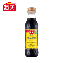 海天特级金标生抽酱油500ml 家用小瓶炒菜提鲜点蘸凉拌日常调味品