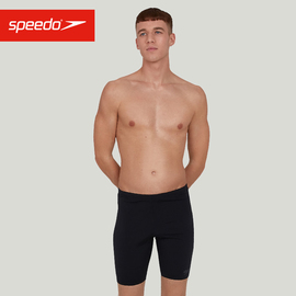 Speedo/速比涛泳裤男士五分游泳裤速干及膝泳裤专业训练及膝泳裤