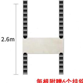 瓷砖展示架冲孔管挂墙600800石材地板砖样品展示T架子洞洞管冲孔