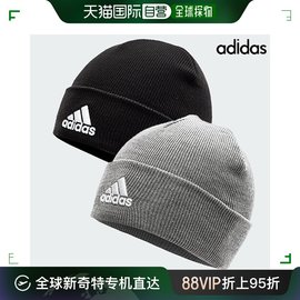 韩国直邮adidas毛线帽子，运动足球登山健身运动长款短针