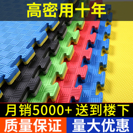 健身房地垫专业跆拳道垫子加厚训练高密度舞蹈格斗柔道摔跤道馆