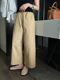 shine夏日神(夏日神)裤，韩国面料高品质松紧，腰显瘦宽松四色直筒休闲裤