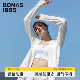 bonas1985高定系列，~长袖薄款外套防紫外线透气冰丝防晒衣