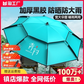 钓鱼伞大钓伞户外遮阳专用雨伞2024拐杖防晒遮阳伞地插不用