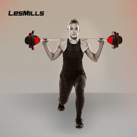 LESMILLS SMARTBAR莱美手抓杠铃片套装二代片健身举重器械