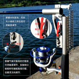 自动海杆套装弹跳远投鱼竿2.1/2.4/2.7/3m米鱼杆高灵敏自动弹竿