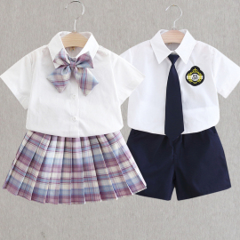 儿童班服秋幼儿园园服元旦合唱演出服小学生运动会服装学院风套装