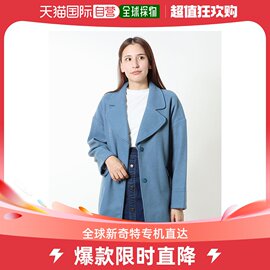 日本直邮Cheek　女士　海军双排扣大衣