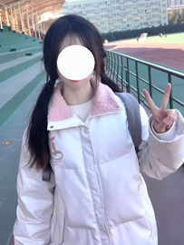 pu皮羊羔毛拼接棉服外套女秋冬款宽松短款面包服学生加厚棉衣羽绒