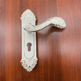 歌德欧式静音白色房门锁室内门卧室实木门把手锁具家用轴承房门锁